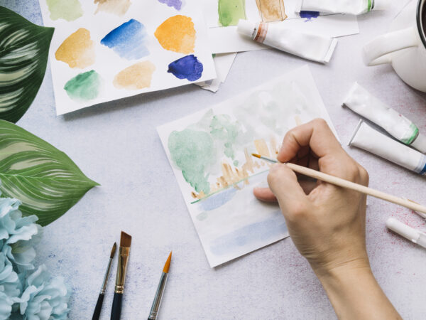 Aquarela Leve e Intuitiva: Exercícios Simples para Relaxar e Criar