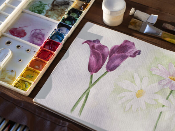 Pintura de primavera: como capturar as cores da estação em aquarela