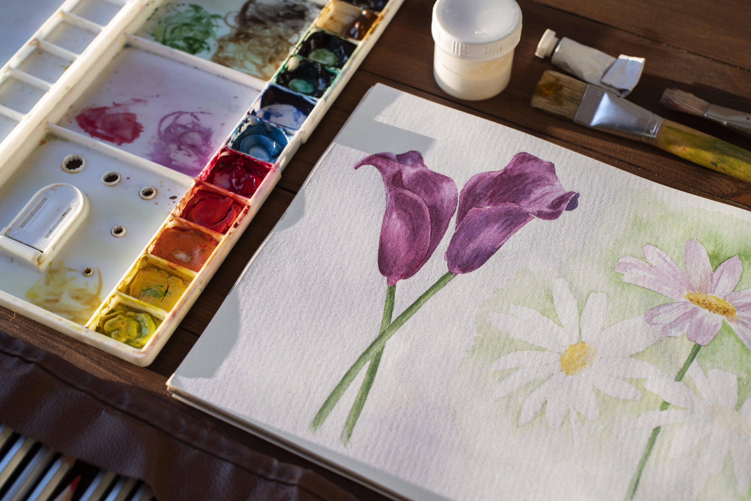 Pintura de primavera: como capturar as cores da estação em aquarela