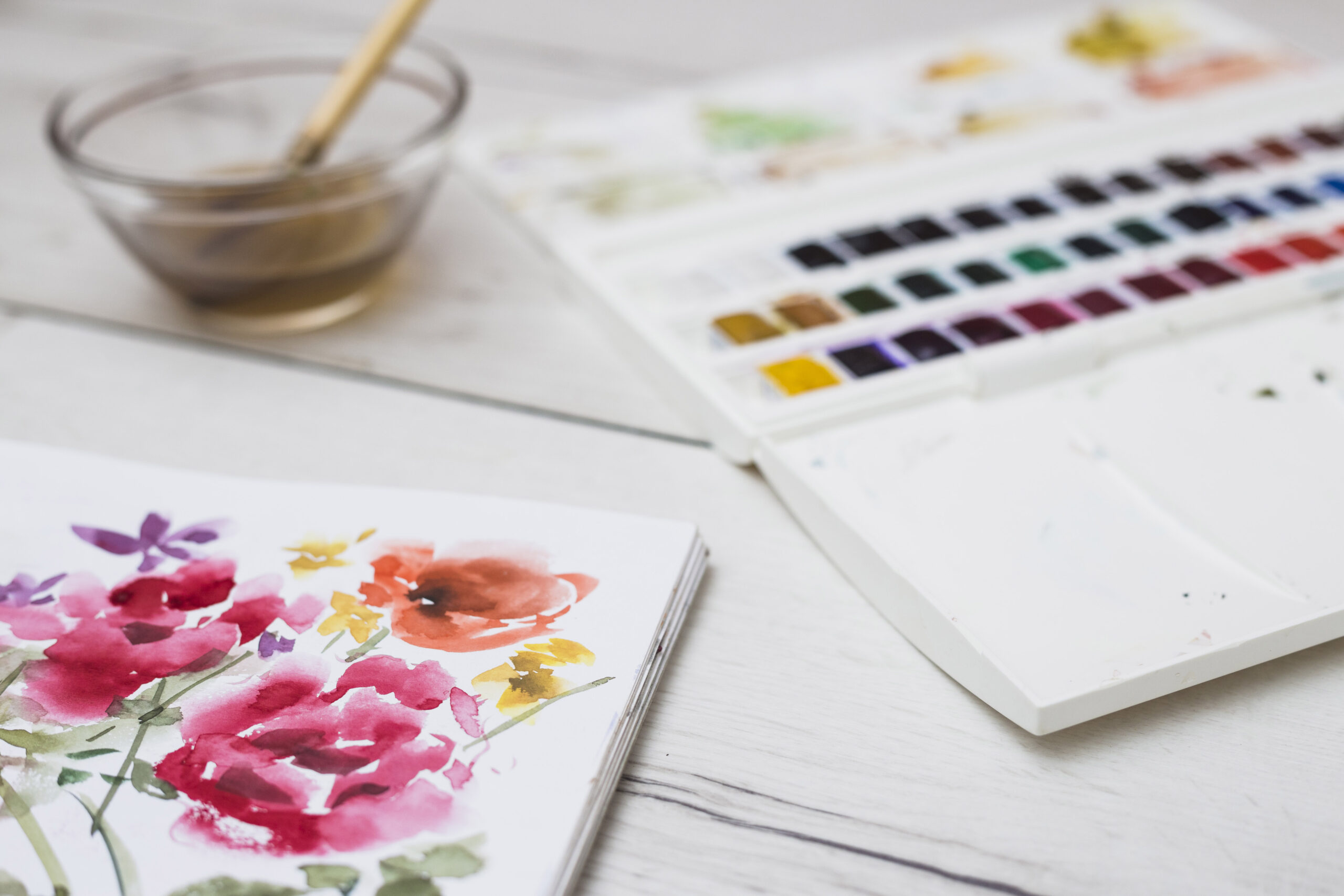 Pintura de primavera: como capturar as cores da estação em aquarela